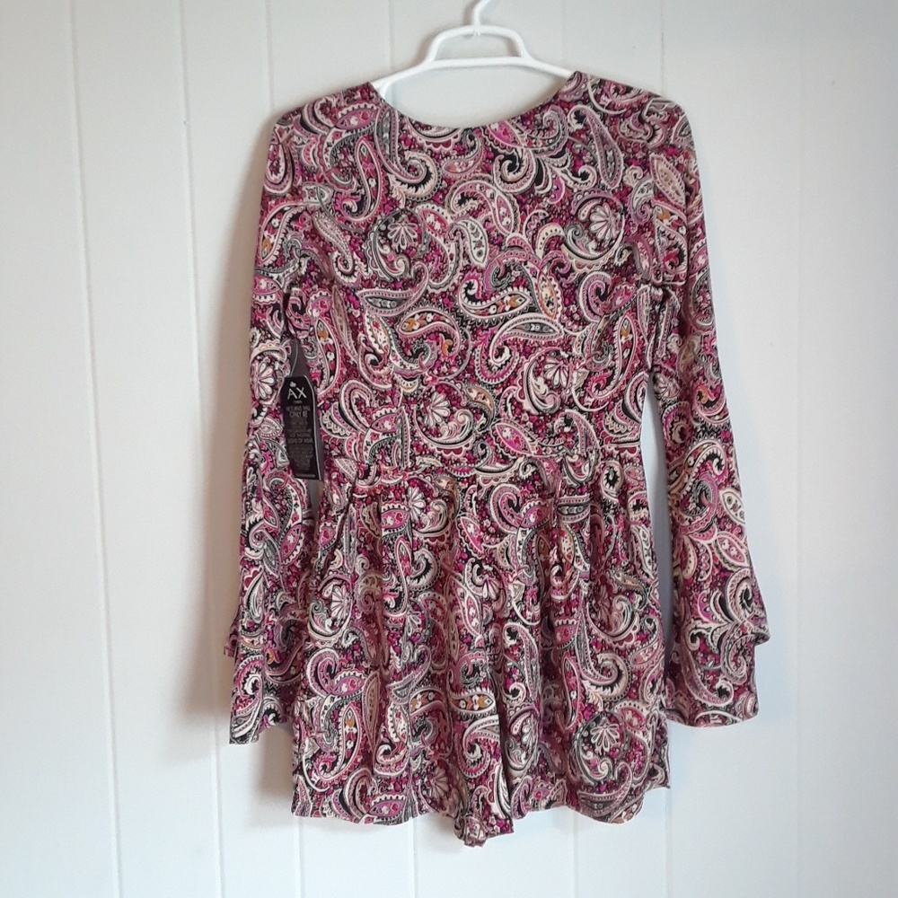 Paisley Shorts Romper